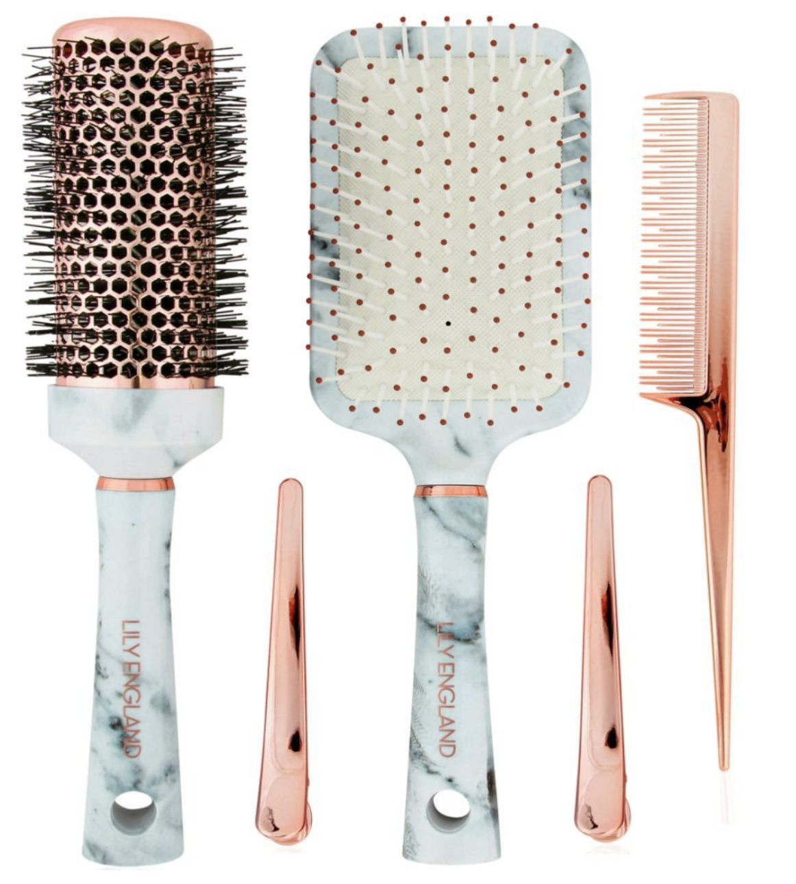 rose gold round brush